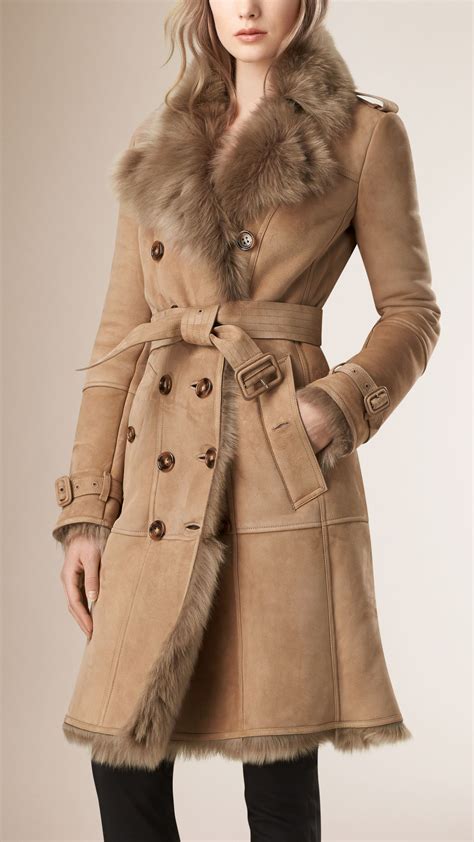 burberry fur coats